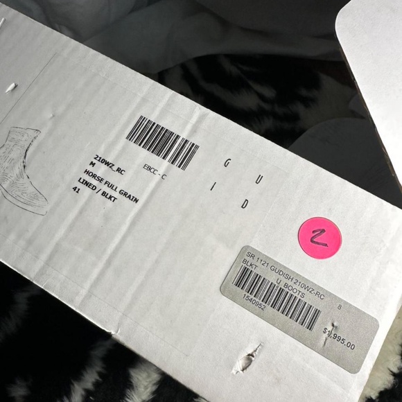 Embroidered Guidi Front zip boot - Picture 8 of 8